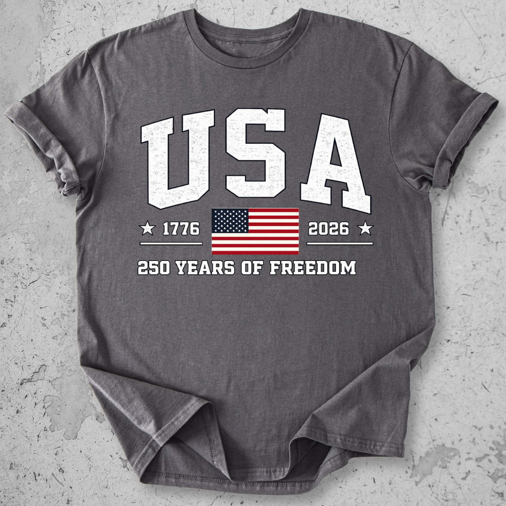 USA 250 Collegiate   T-Shirt