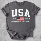 USA 250 Collegiate   T-Shirt