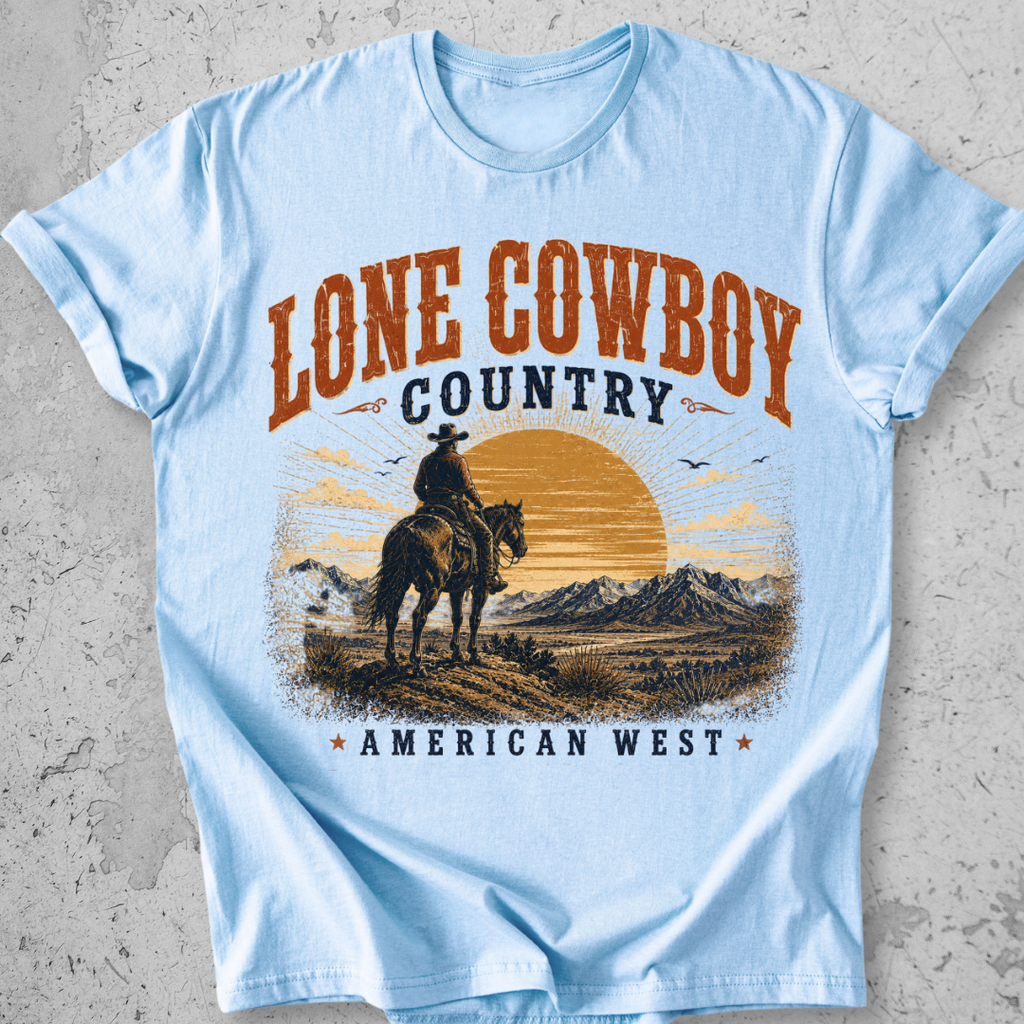 Lone Cowboy Country  T-Shirt