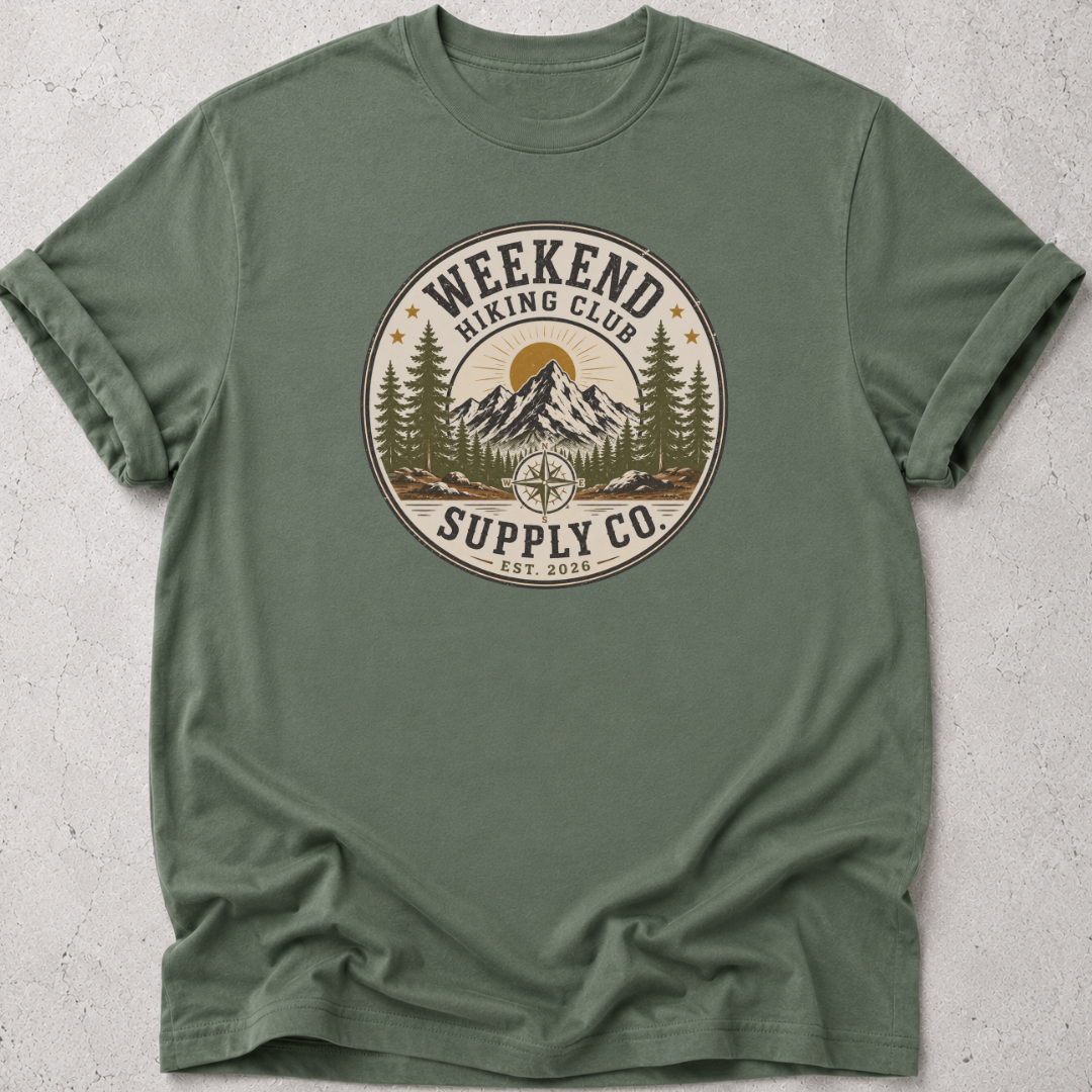 Weekend Hiking Supply Co. T-shirt