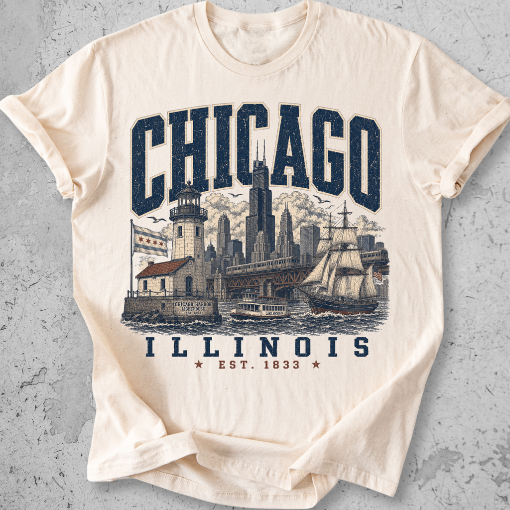 Chicago Cityscape  T-Shirt