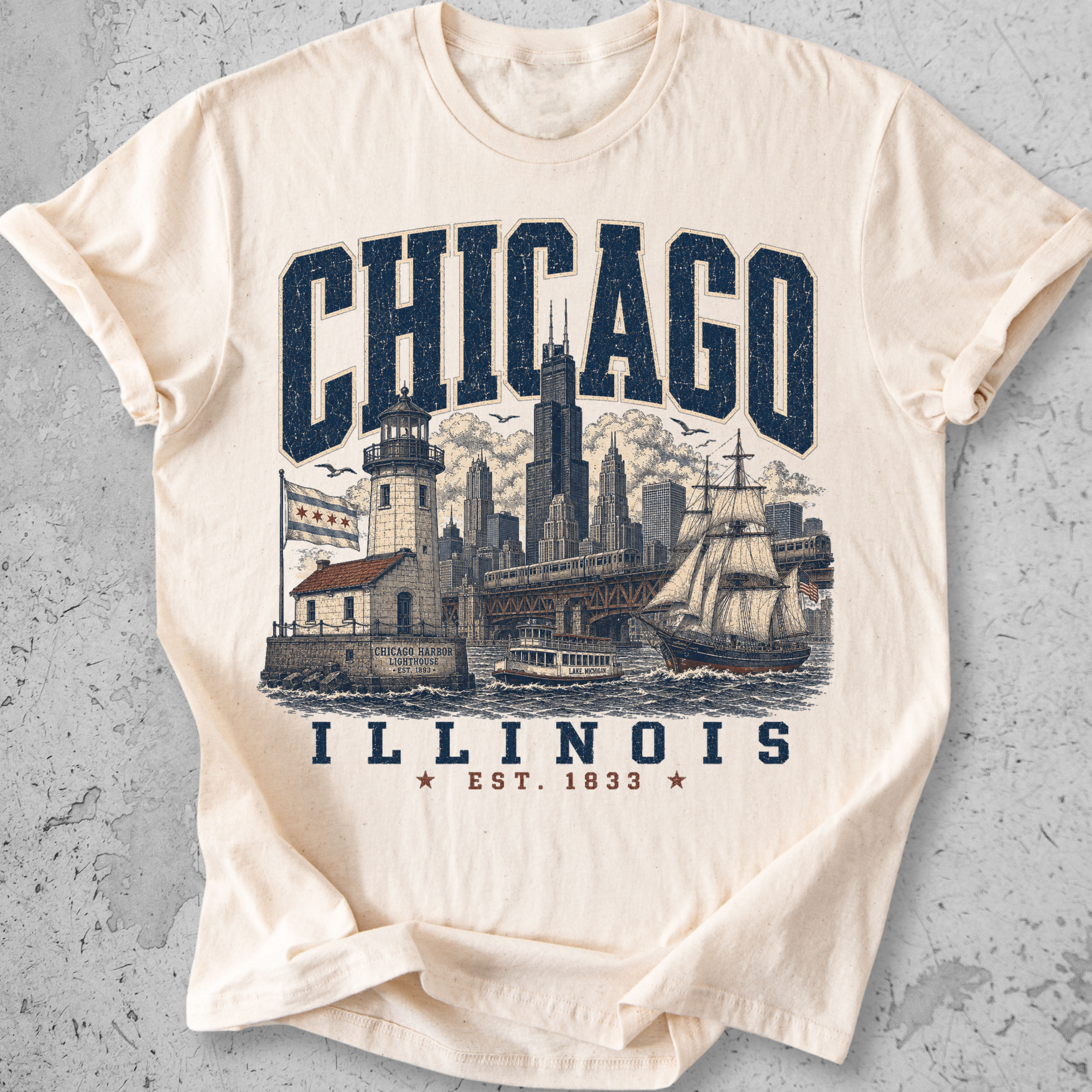 Chicago Cityscape  T-Shirt