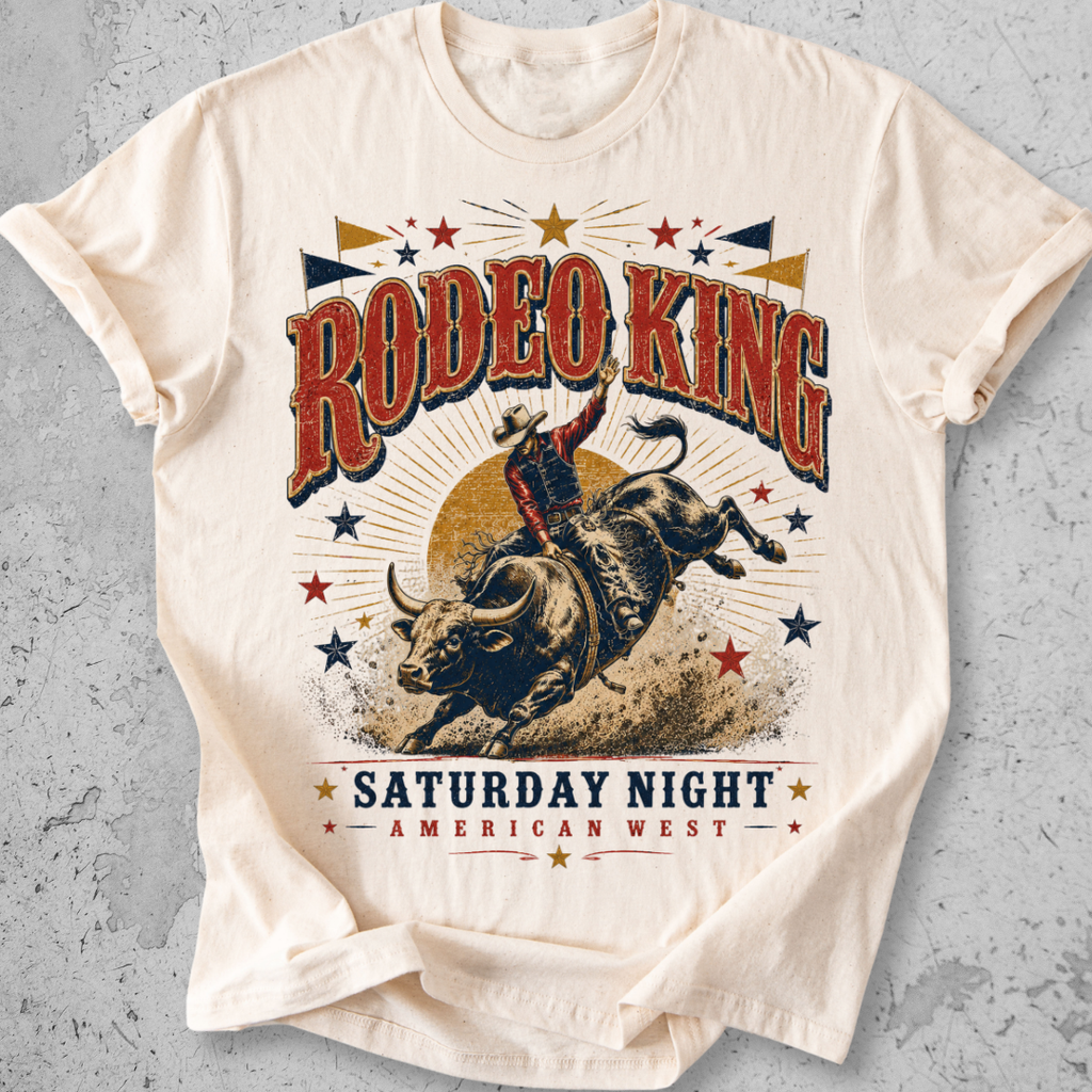 Rodeo King Saturday Night T-Shirt