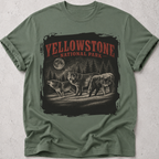 Yellowstone Wolves Vintage T-Shirt