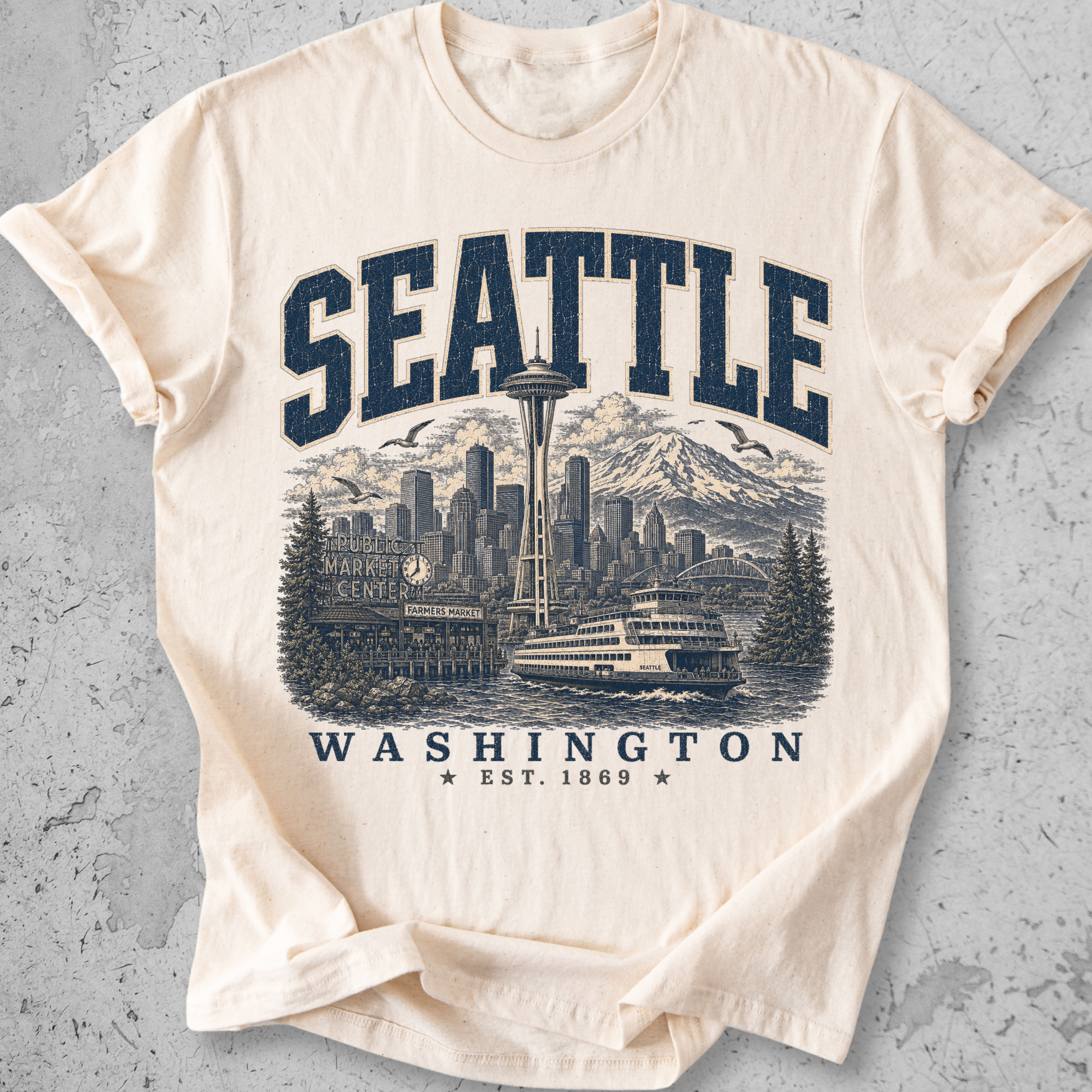 Seattle Cityscape T-Shirt