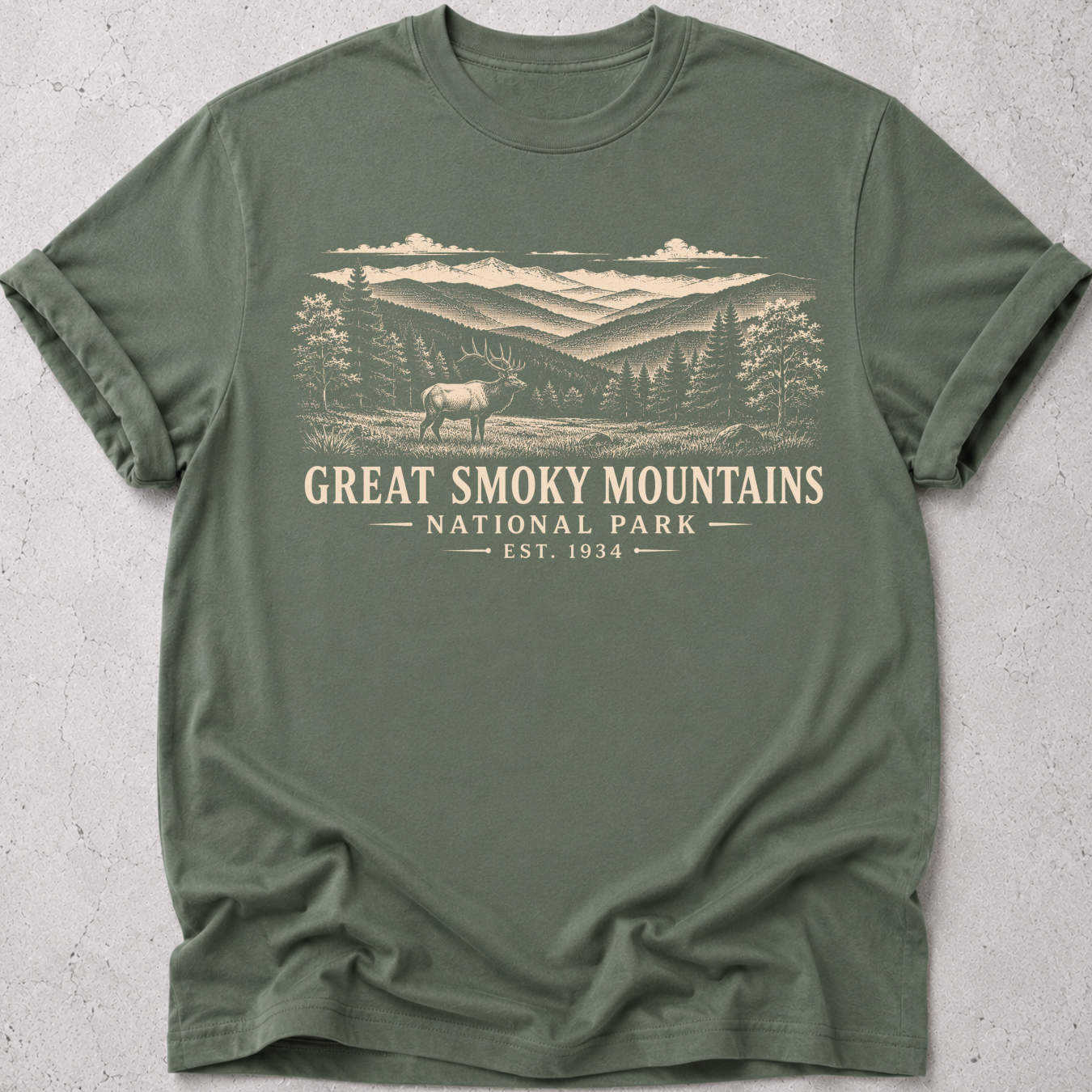 Great Smoky Mountain Elk  T-Shirt