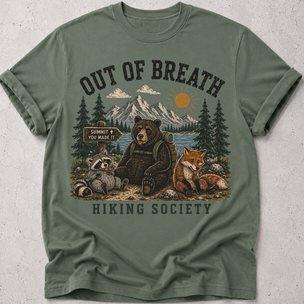 Out Of Breath Hiking T-shirt