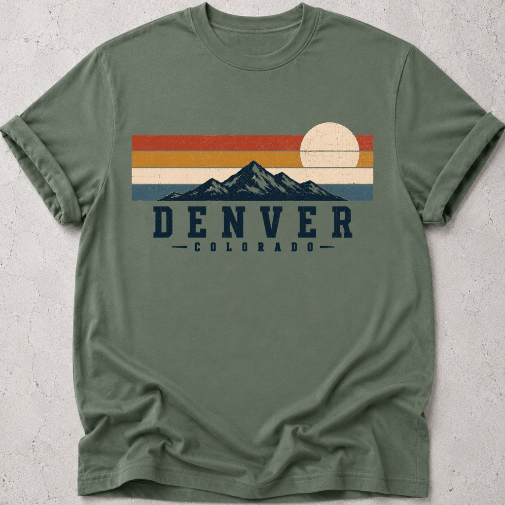Denver Retro Sun T-Shirt