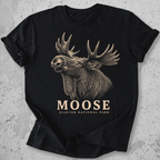 Glacier Moose Head  T-Shirt