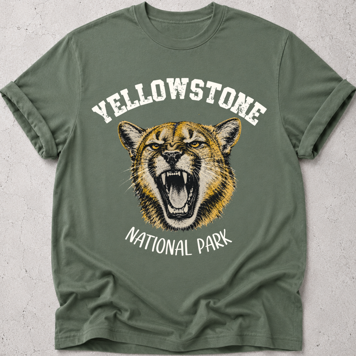 Yellowstone Mountain Lion  T-Shirt