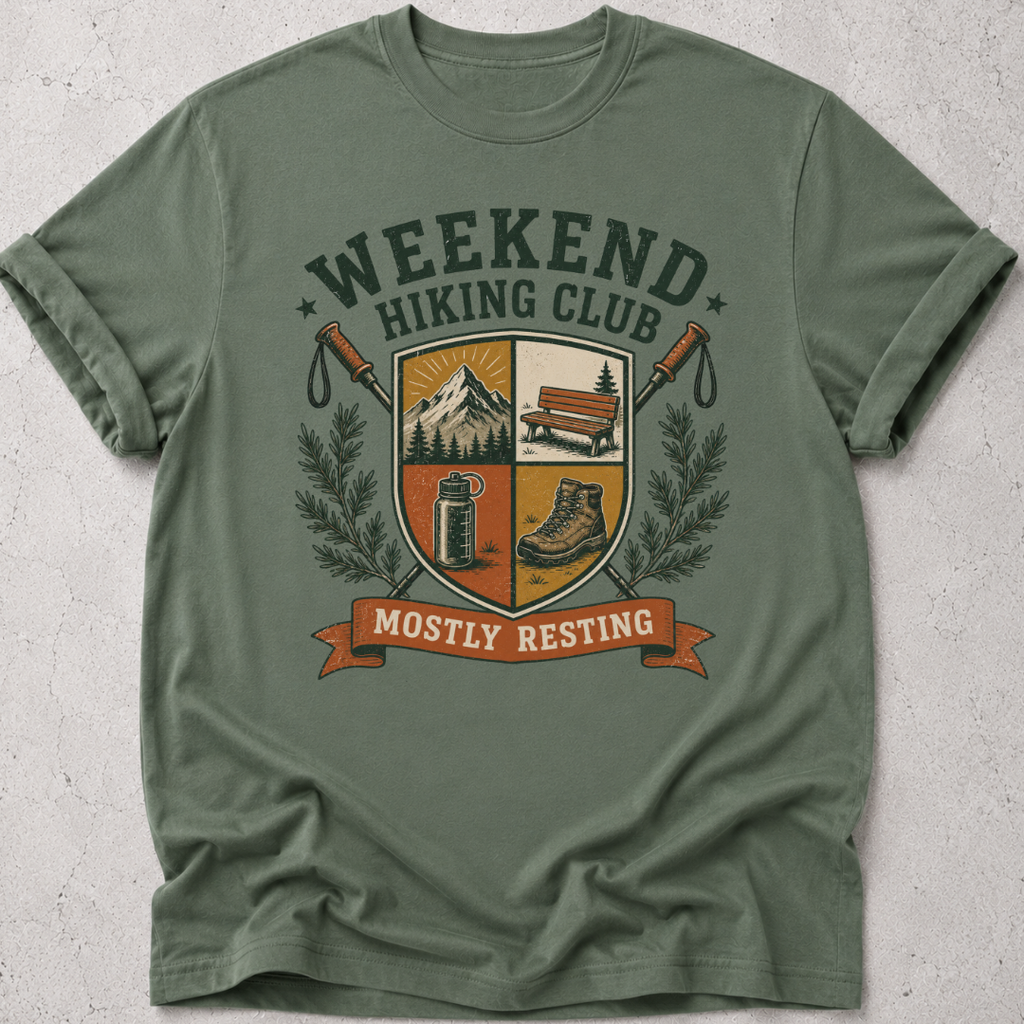Weekend Hiking Funny T-shirt