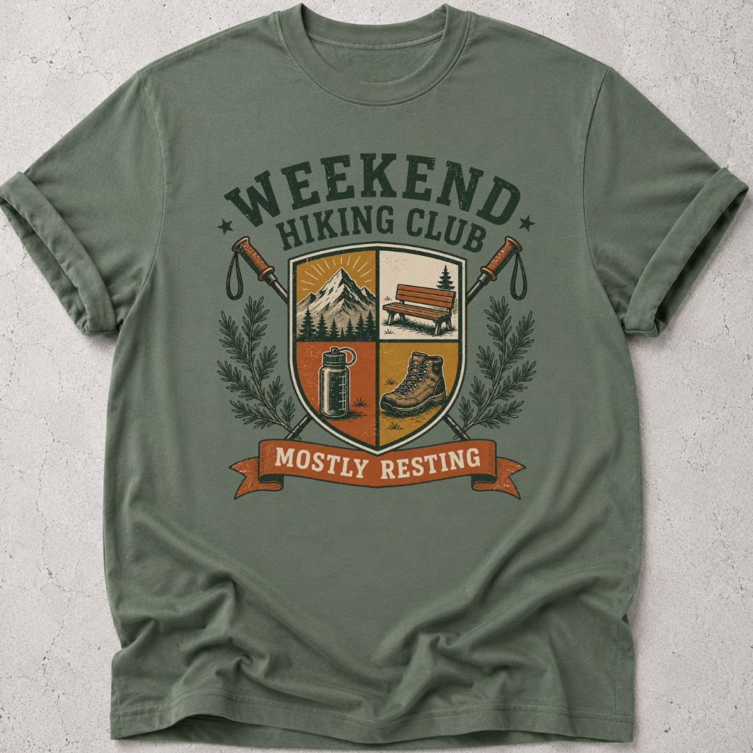 Weekend Hiking Funny T-shirt