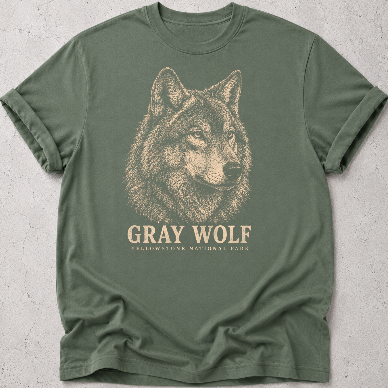 Gray Wolf Yellowstone  T-Shirt