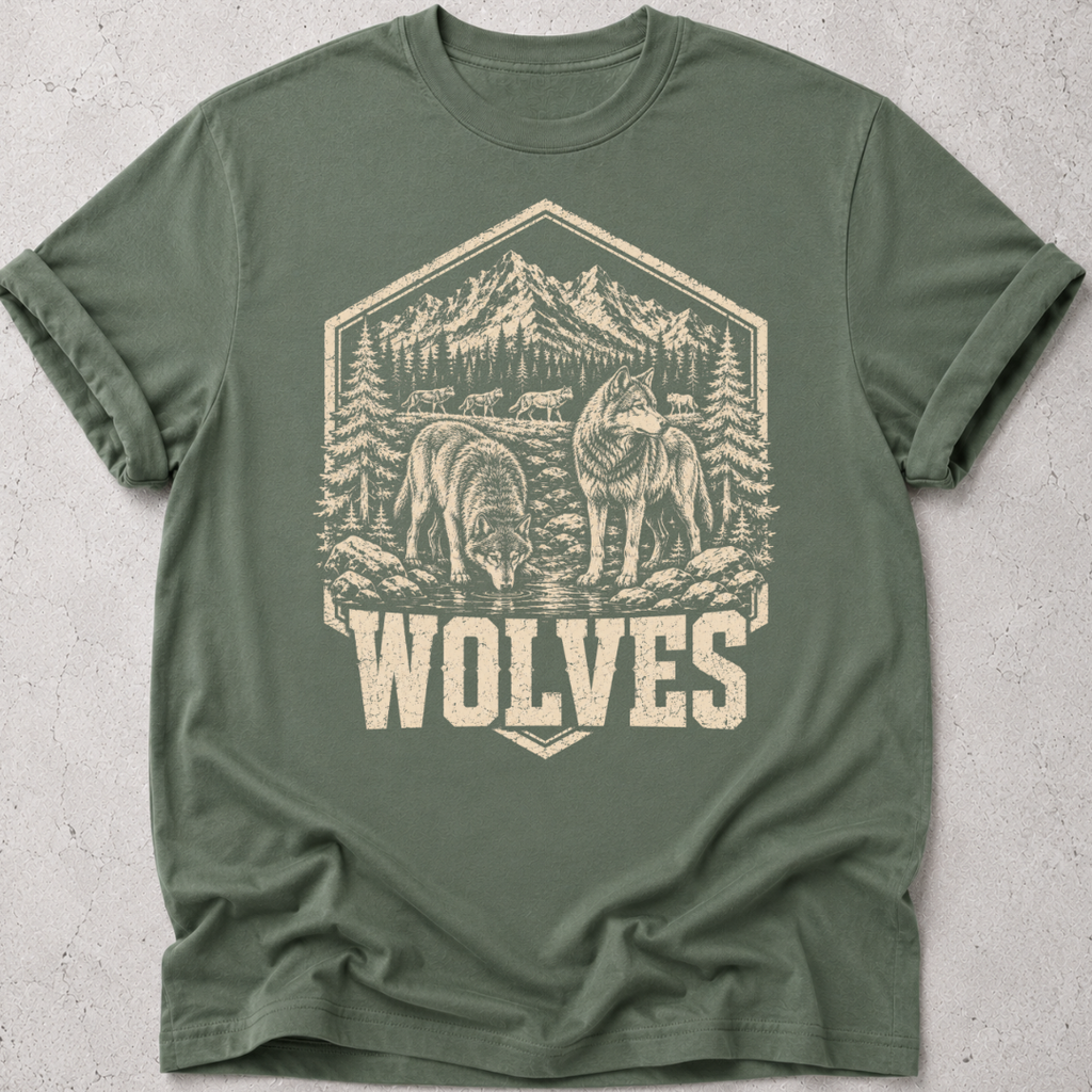 Wolves Medallion T-Shirt