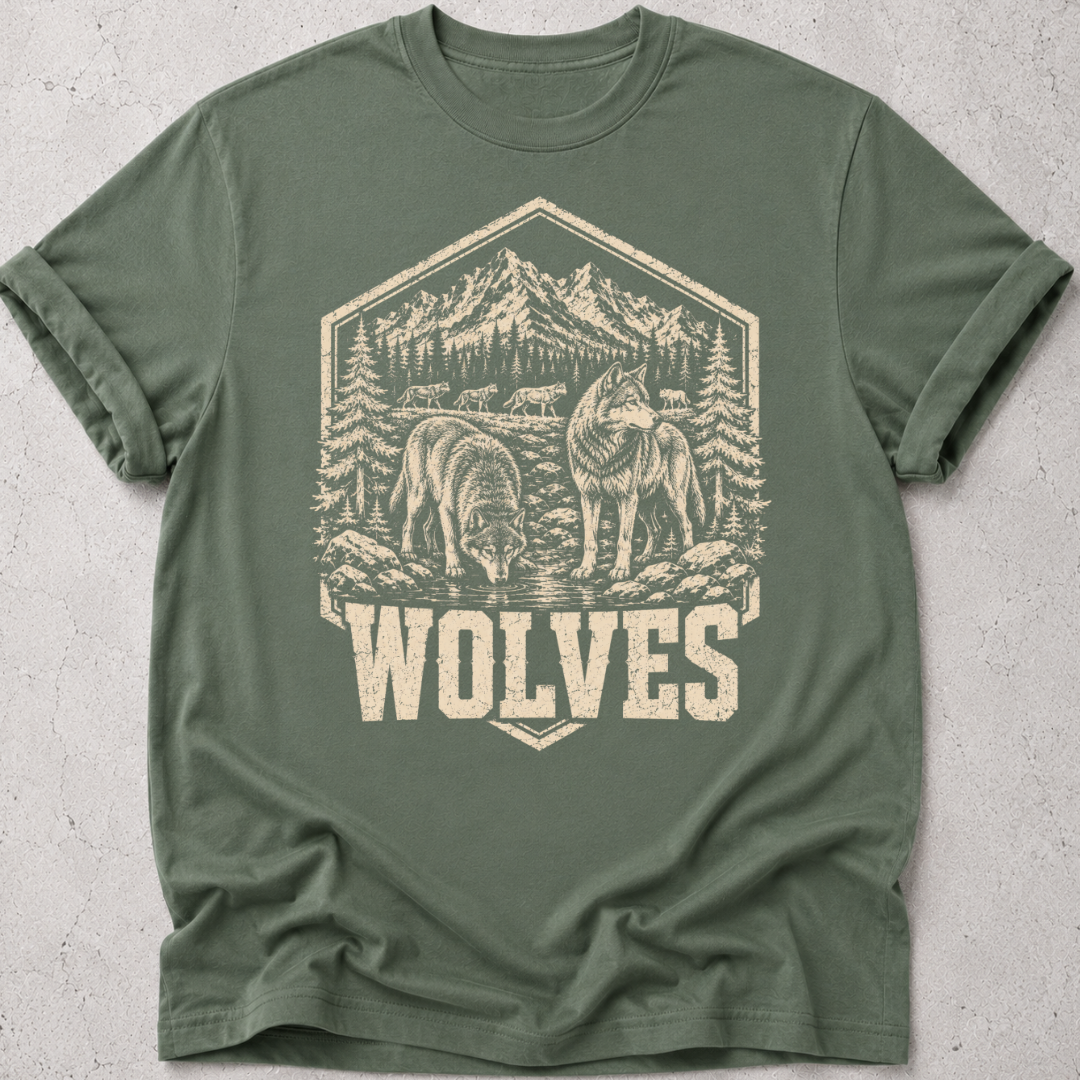 Wolves Medallion T-Shirt