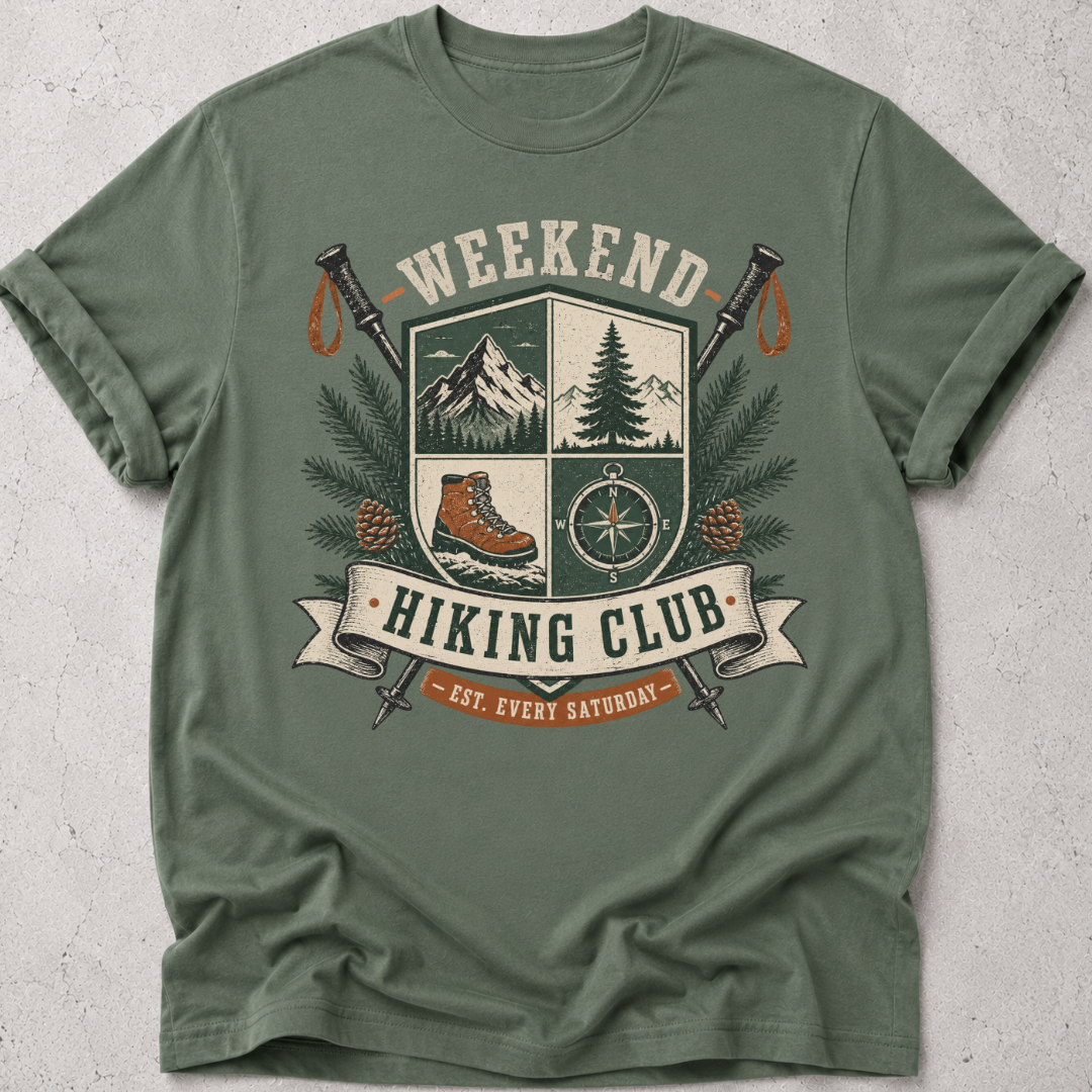 Weekend Hiking Club T-shirt