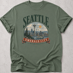 Seattle  Vintage Graphic T-shirt