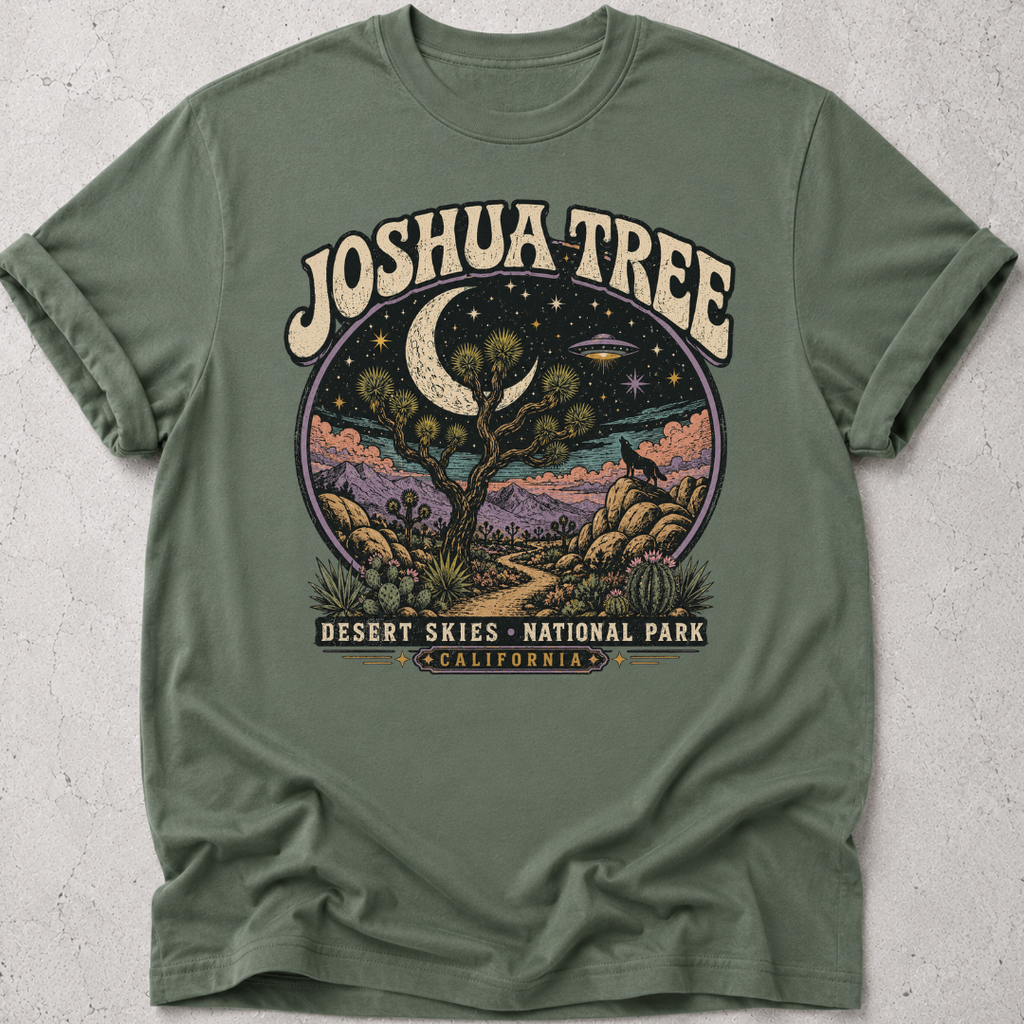 Joshua Tree Park Retro T-Shirt