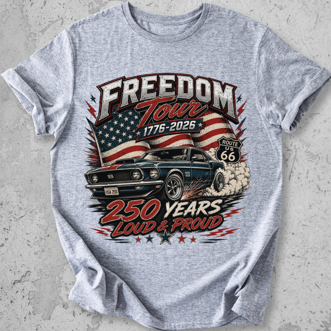 Muscle Car USA 1776  T-Shirt