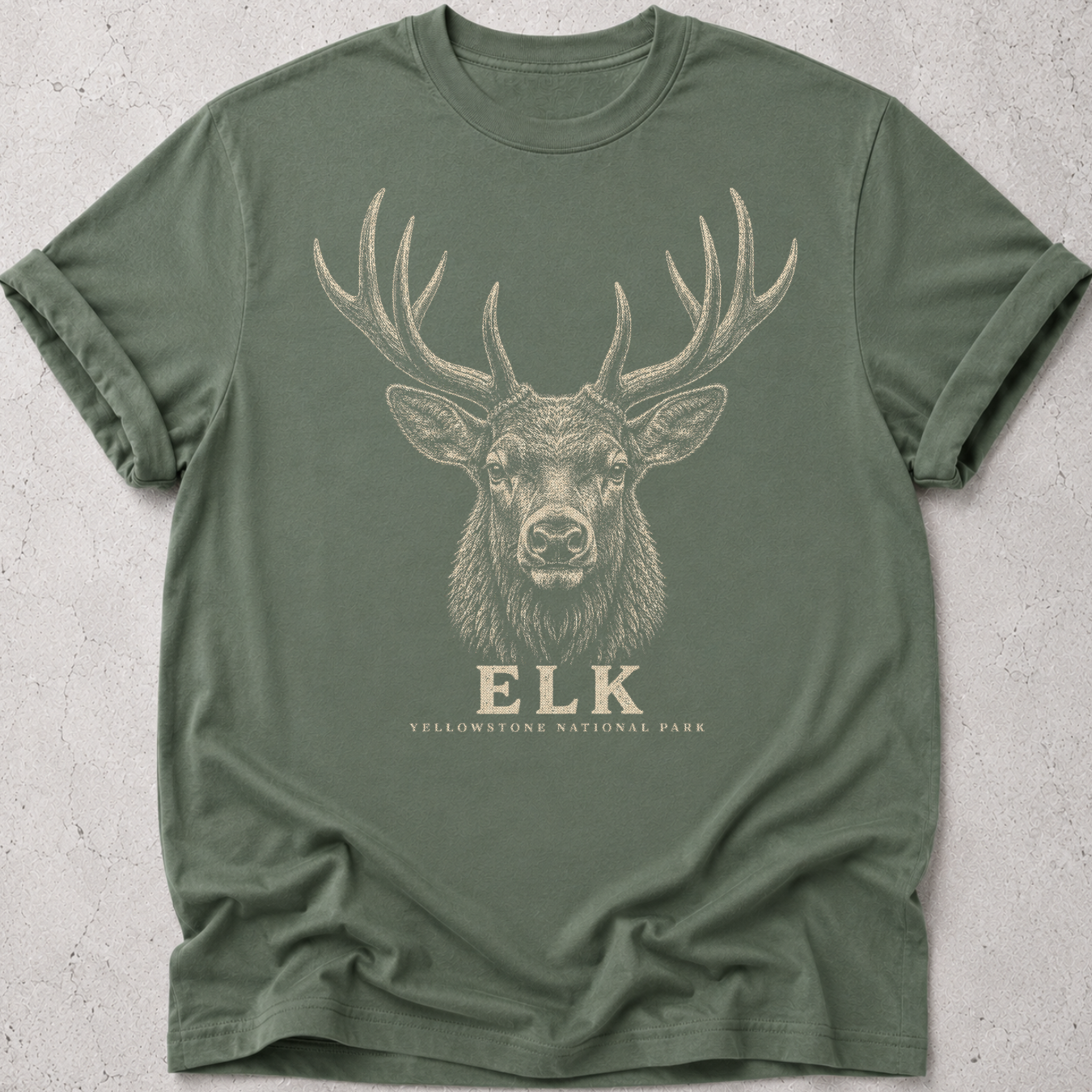 Yellowstone Elk Head T-Shirt