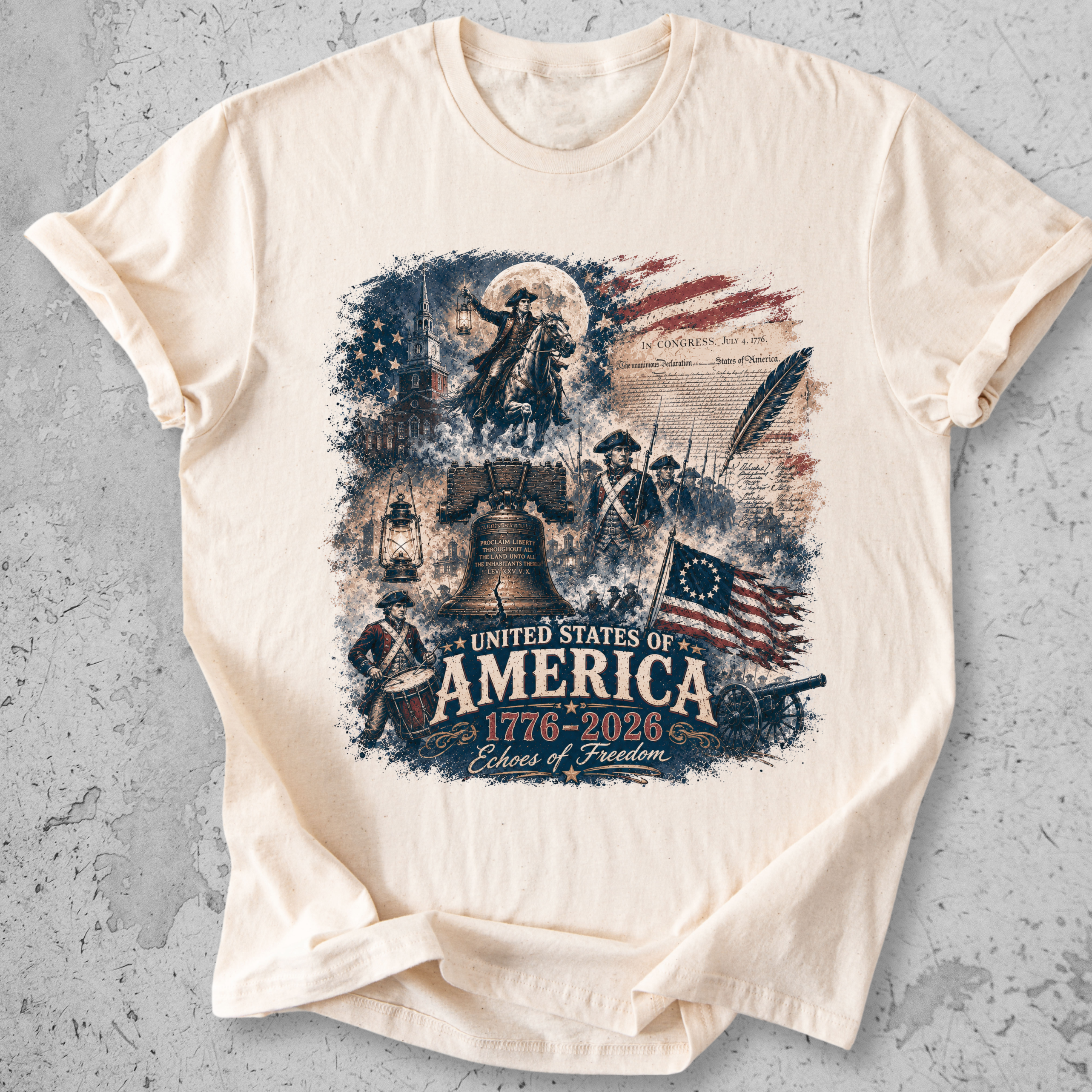 America  Vintage Style T-Shirt