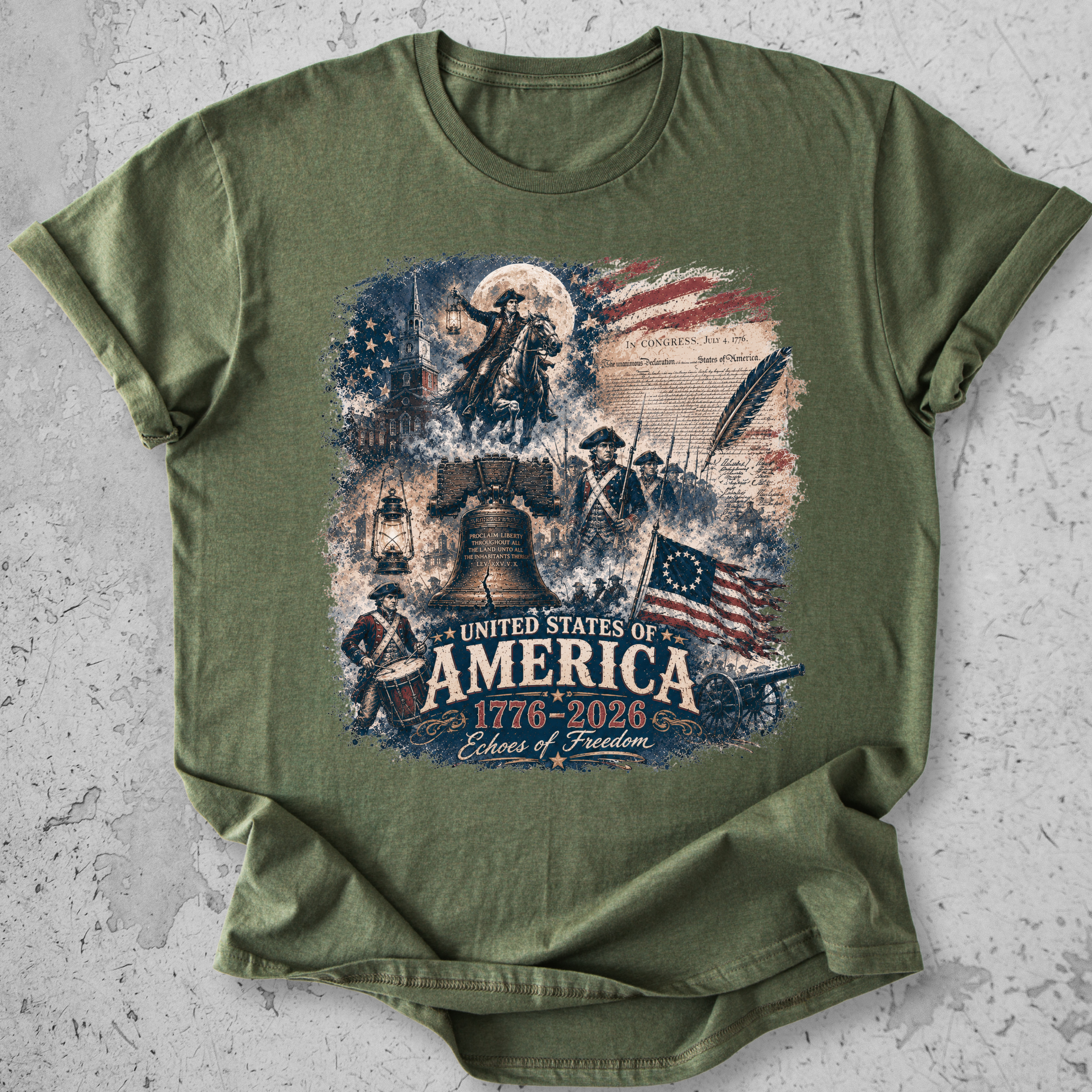 America  Vintage Style T-Shirt