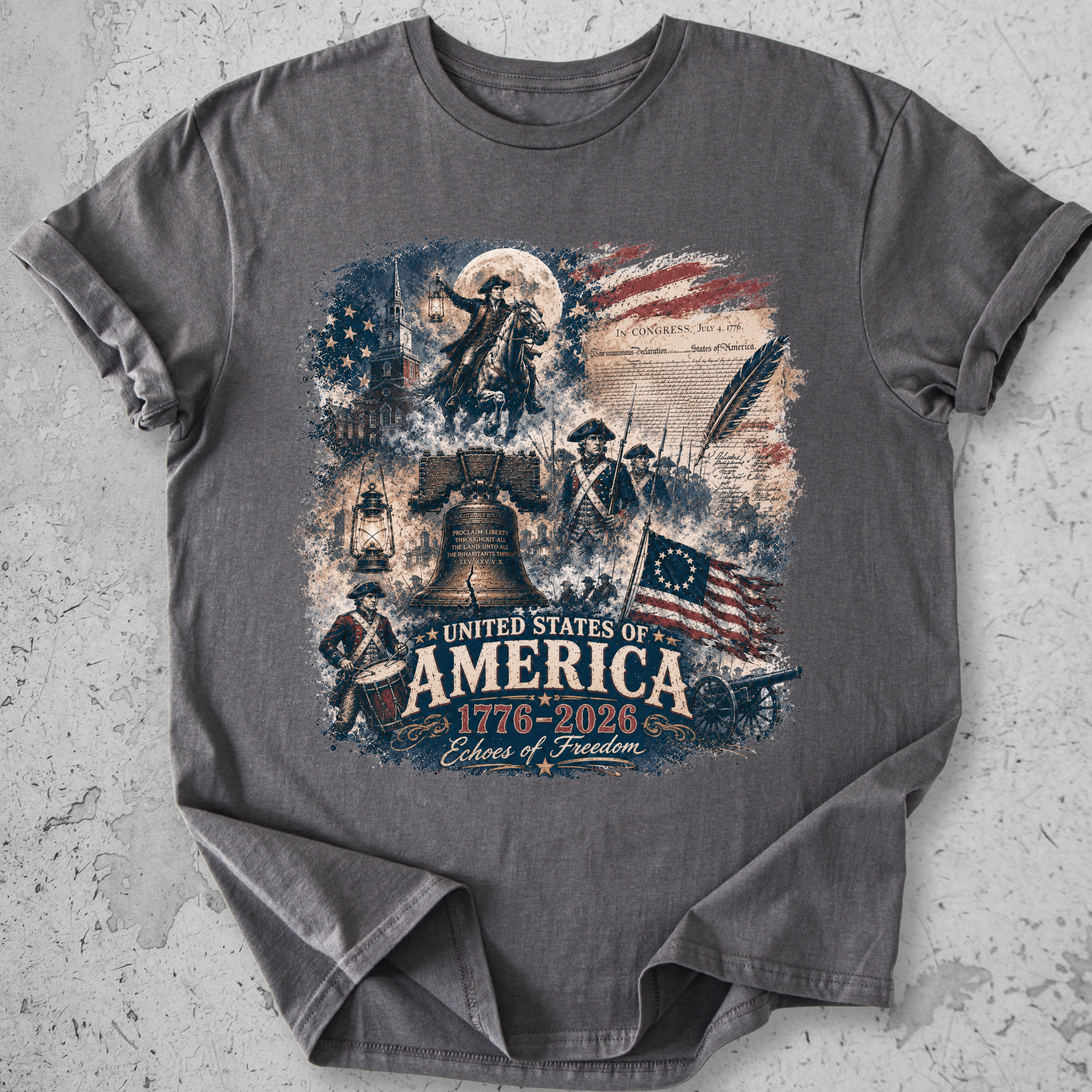 America  Vintage Style T-Shirt