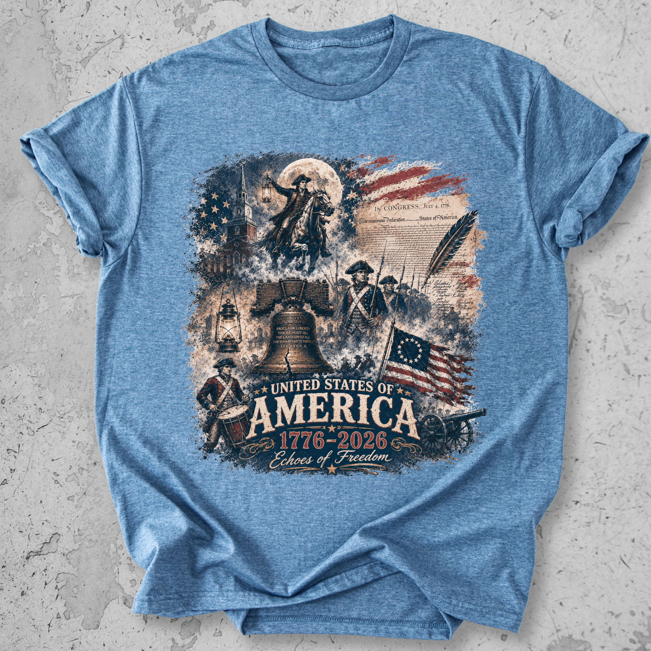 America  Vintage Style T-Shirt